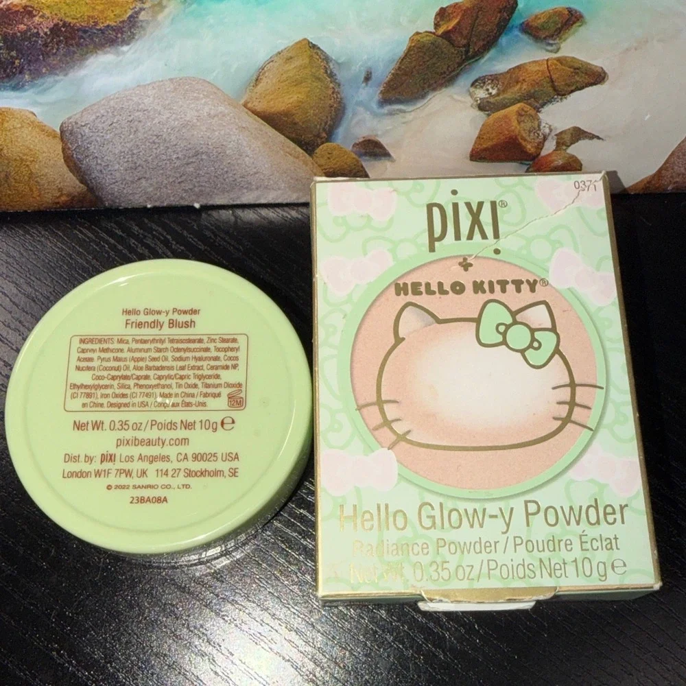 Pixi X Hello Kitty Hello Glow-y Powder Friendly Blush Radiance Powder New